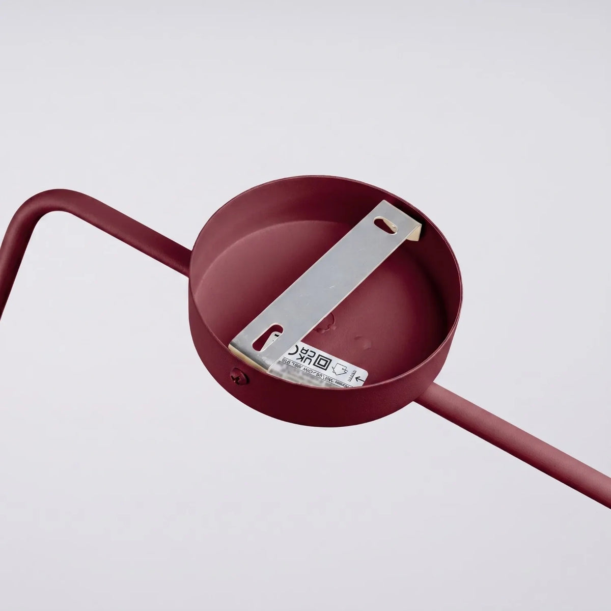 
Lampada da parete di design «Nox» - Rosso bordeaux