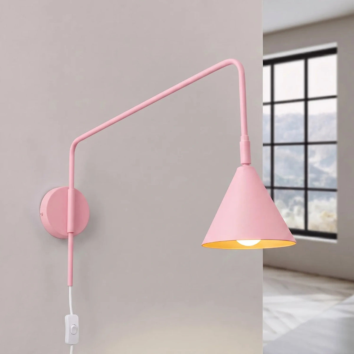 
Lampada da parete di design «Nox» - Rosa