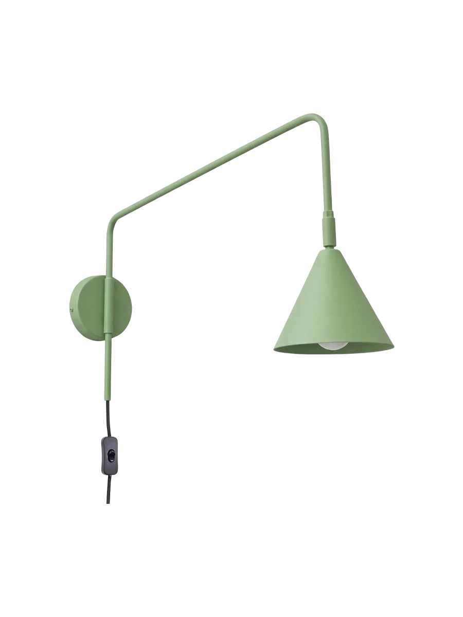 
Lampada da parete di design «Nox» - Verde salvia