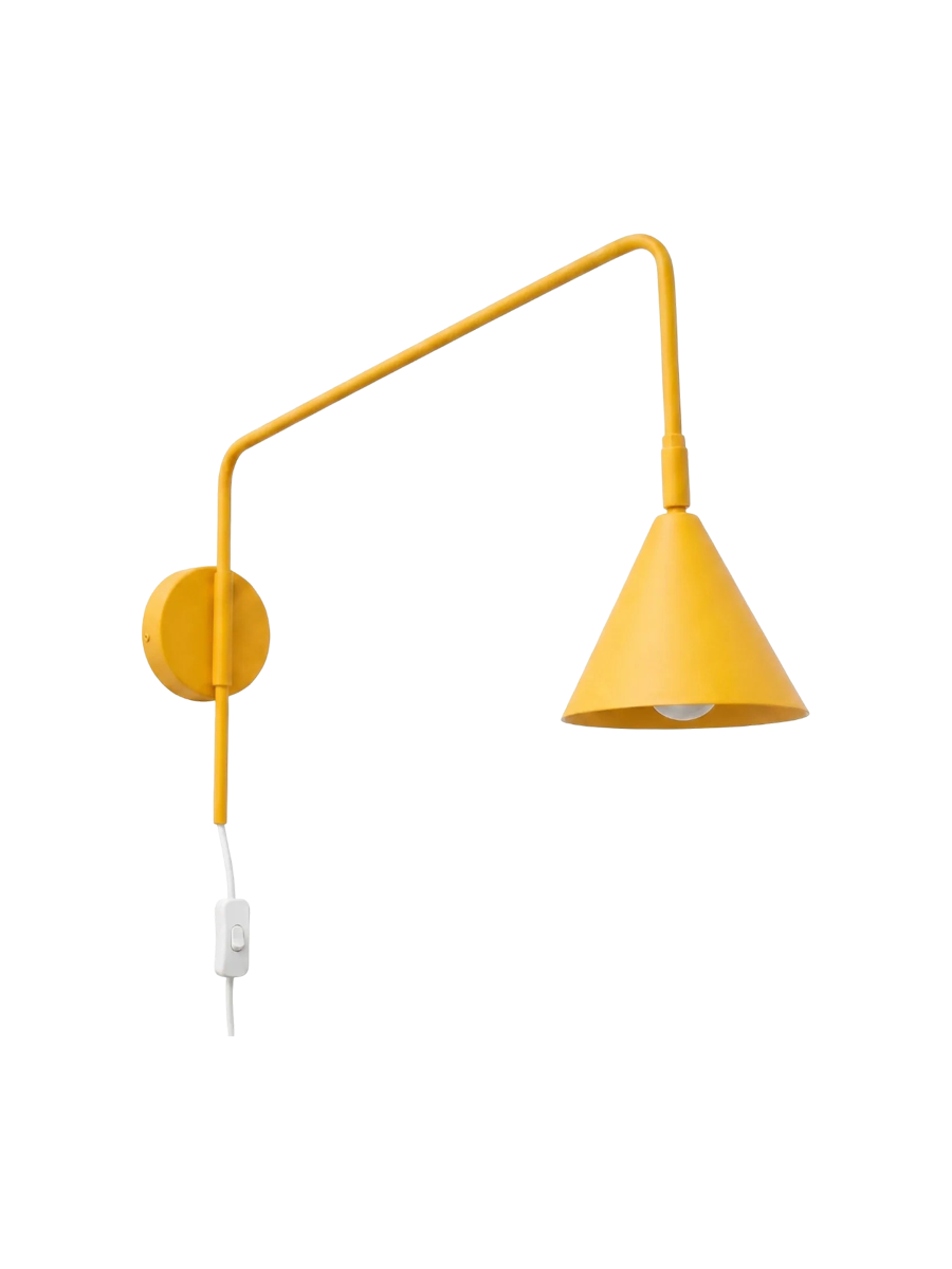 
Lampada da parete di design «Nox» - Rosso ocra