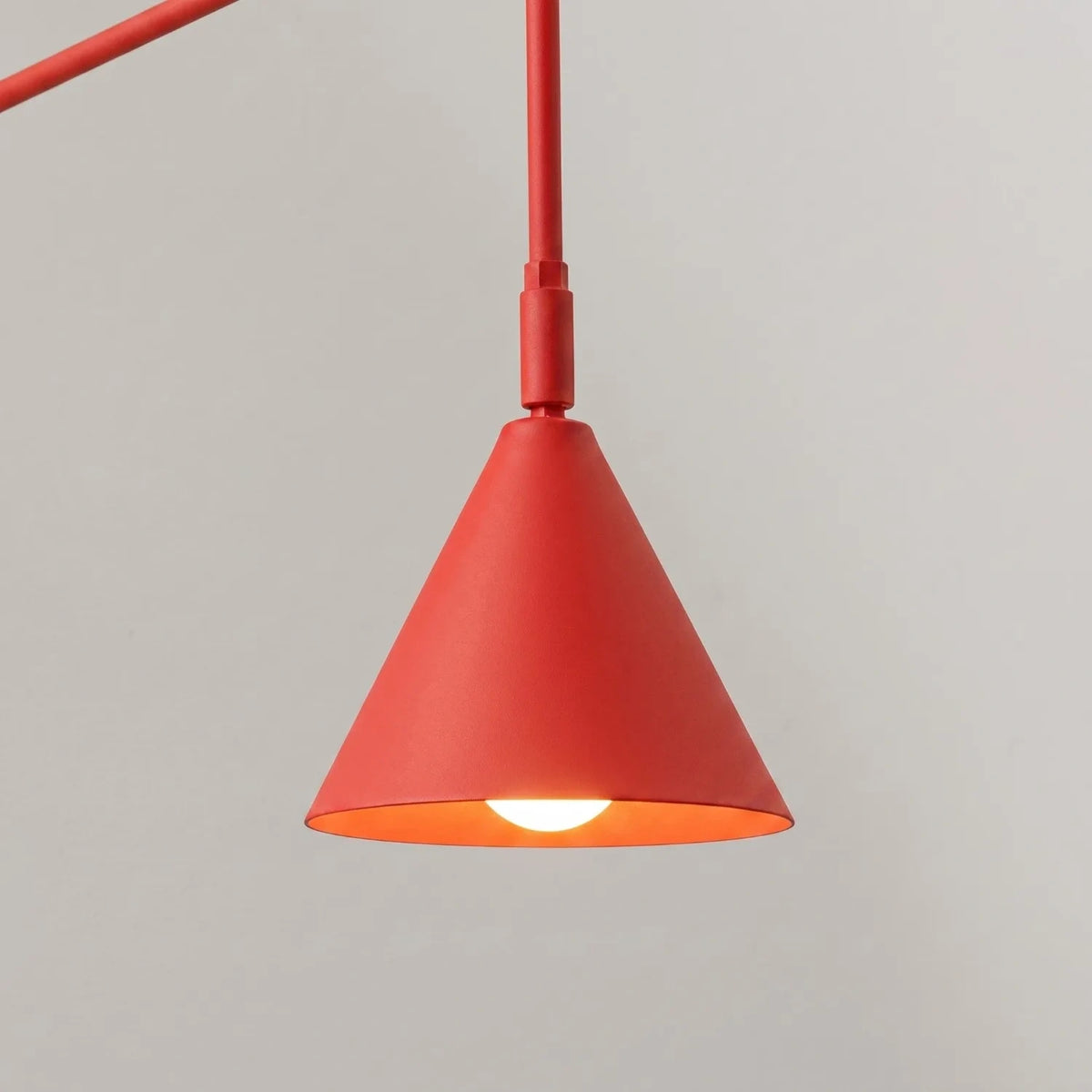 
Lampada da parete di design «Nox» - Rosso