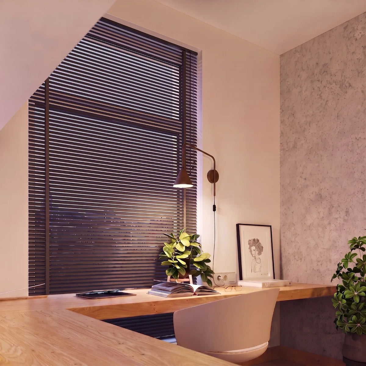 
Lampada da parete di design «Nox» - Braun