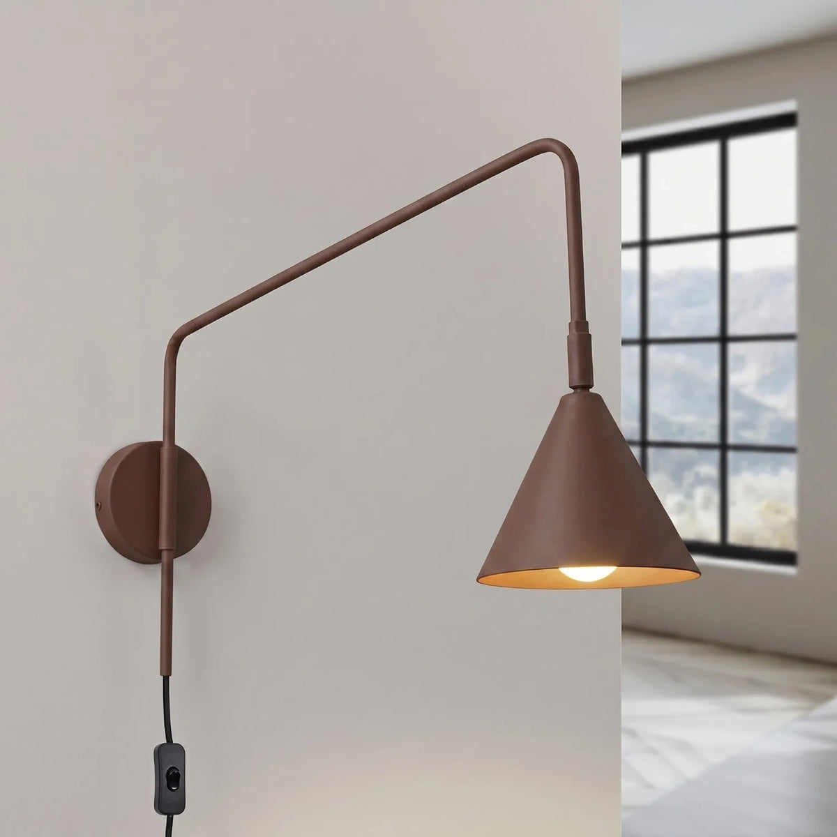 
Lampada da parete di design «Nox» - Braun