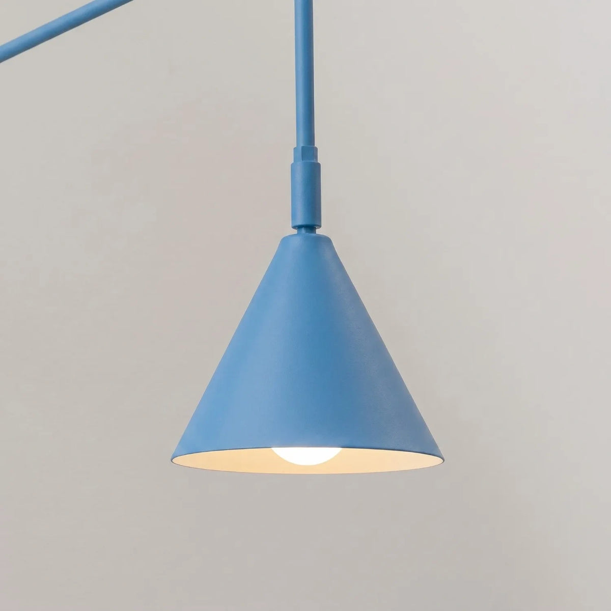 
Design Wandlampe „Nox“ - Hellblau