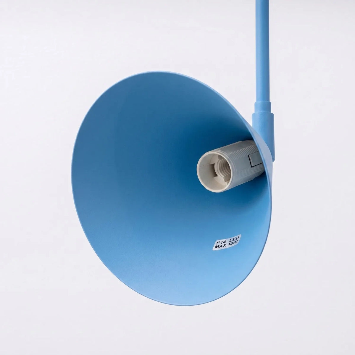 
Design Wandlampe „Nox“ - Hellblau