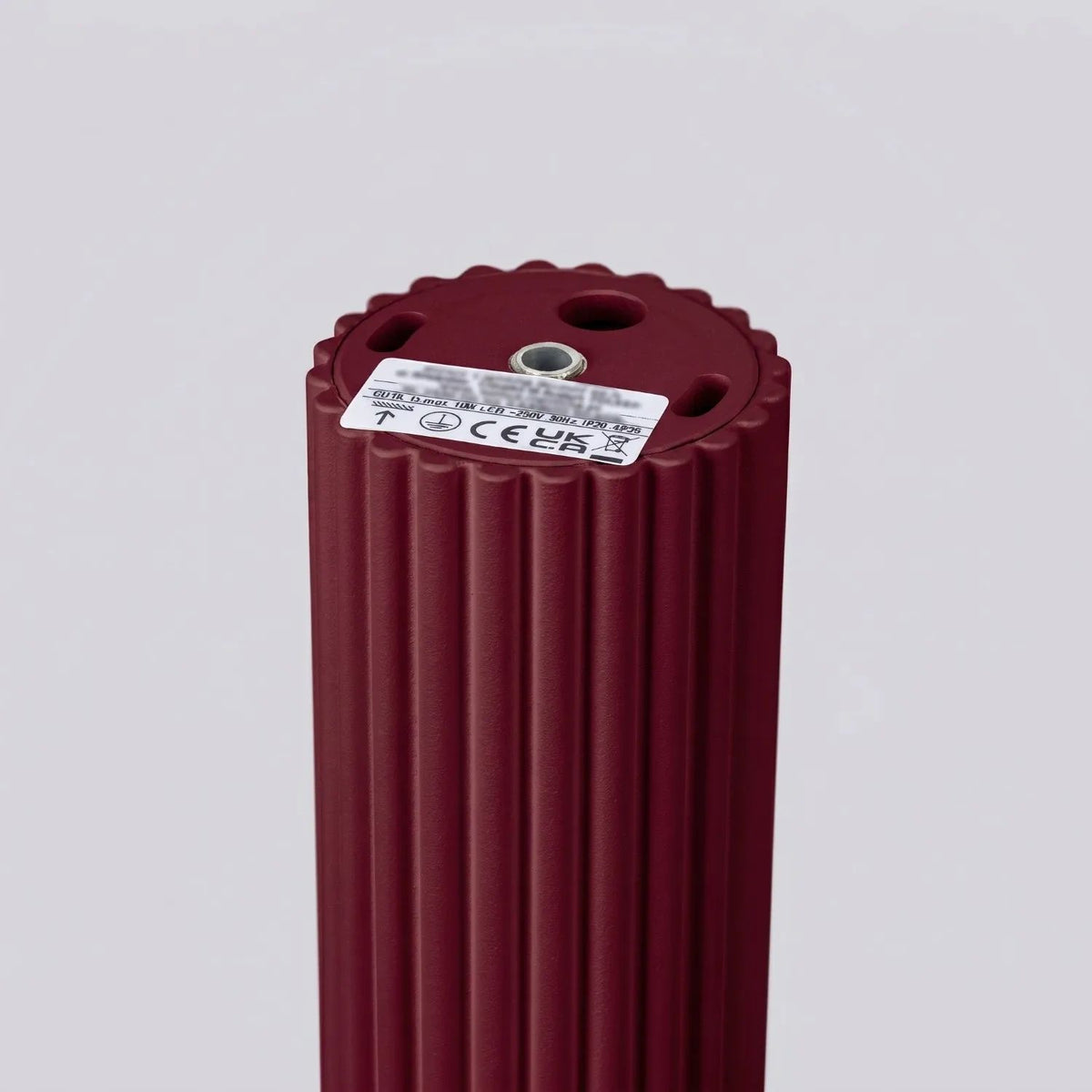 
Design Deckenlampe „Karbon“ - Burgundrot / Ø 6.5 x 20 cm