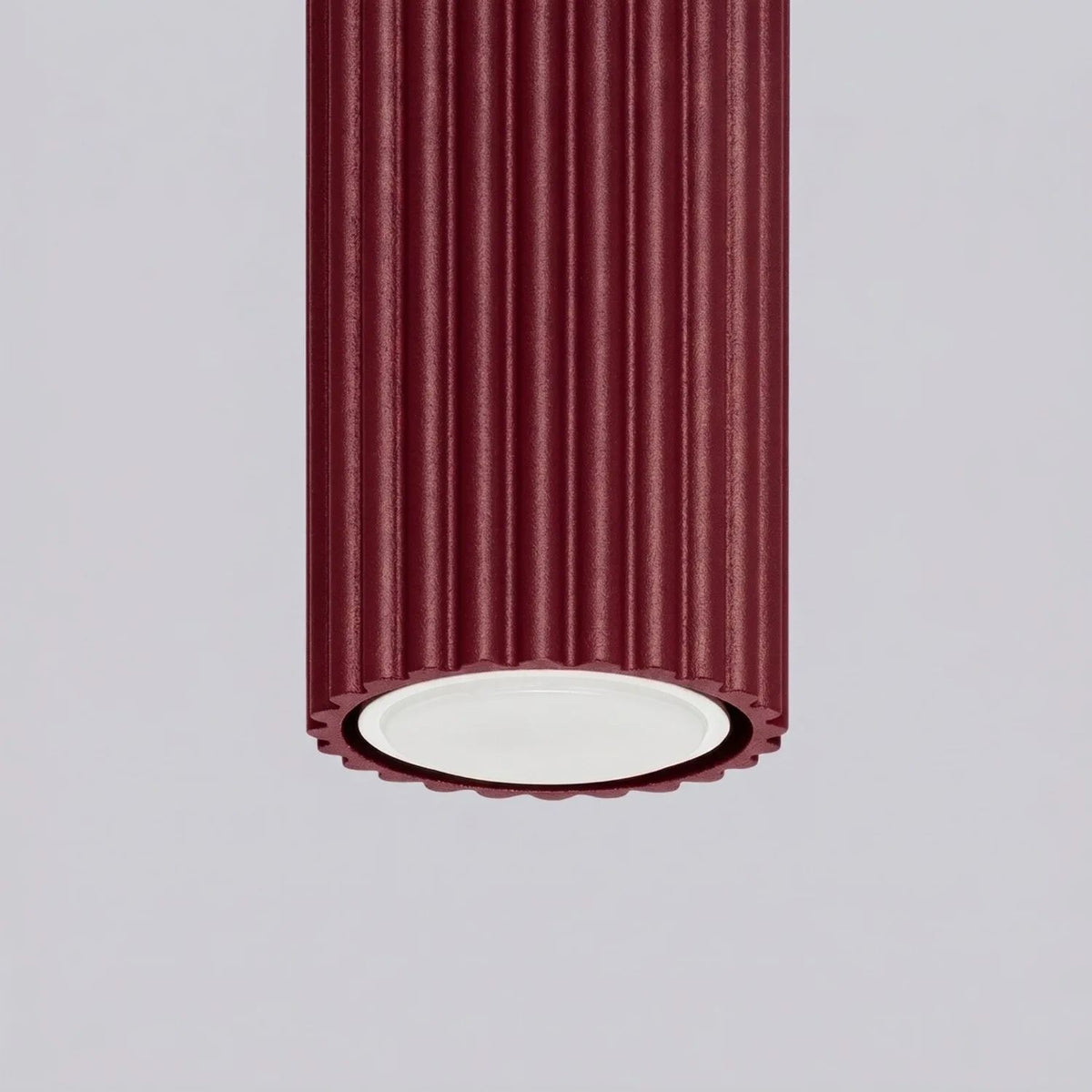 
Design Deckenlampe „Karbon“ - Burgundrot / Ø 6.5 x 30 cm