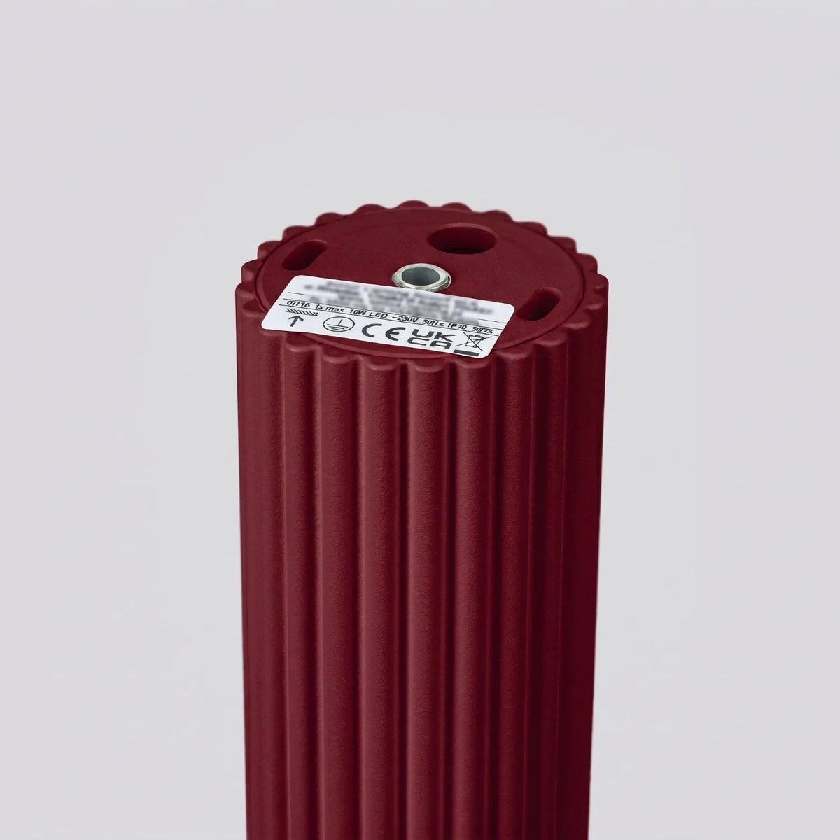 
Design Deckenlampe „Karbon“ - Burgundrot / Ø 6.5 x 30 cm
