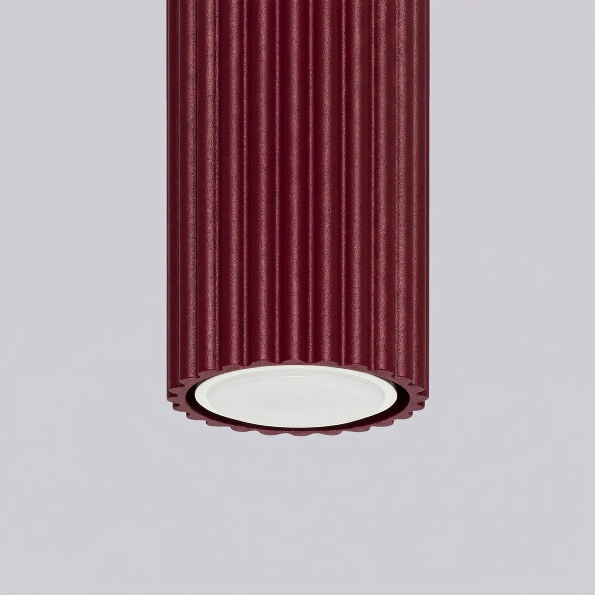 
Design Deckenlampe „Karbon“ - Burgundrot / Ø 6.5 x 60 cm