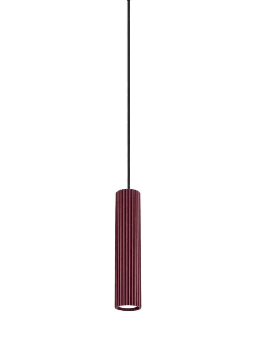 
Design Pendellampe „Karbon“ 1-flammig - Weiss