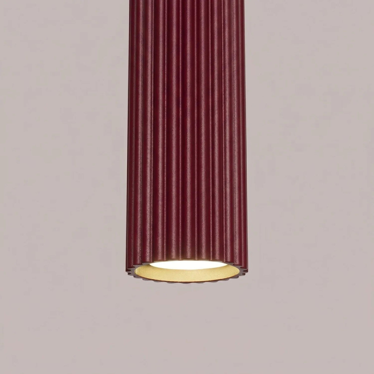 
Suspension design « Karbon » 3 lumières (linéaire) - Bordeaux