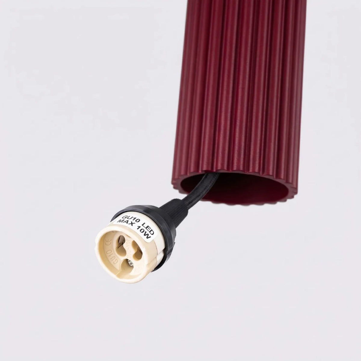 
Suspension design « Karbon » 3 lumières (linéaire) - Bordeaux