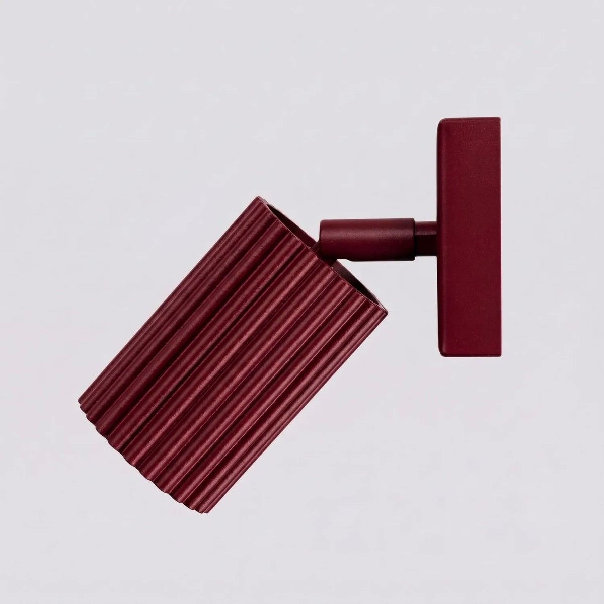 
Design Wandlampe „Karbon II“ - Burgundrot