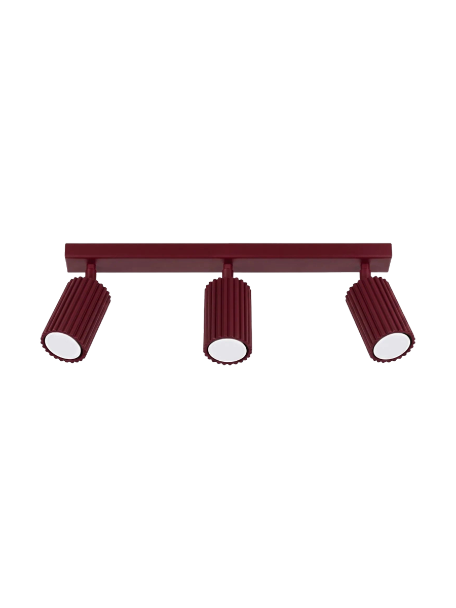 
Design Deckenlampe „Karbon“ 3-flammig - Taupe
