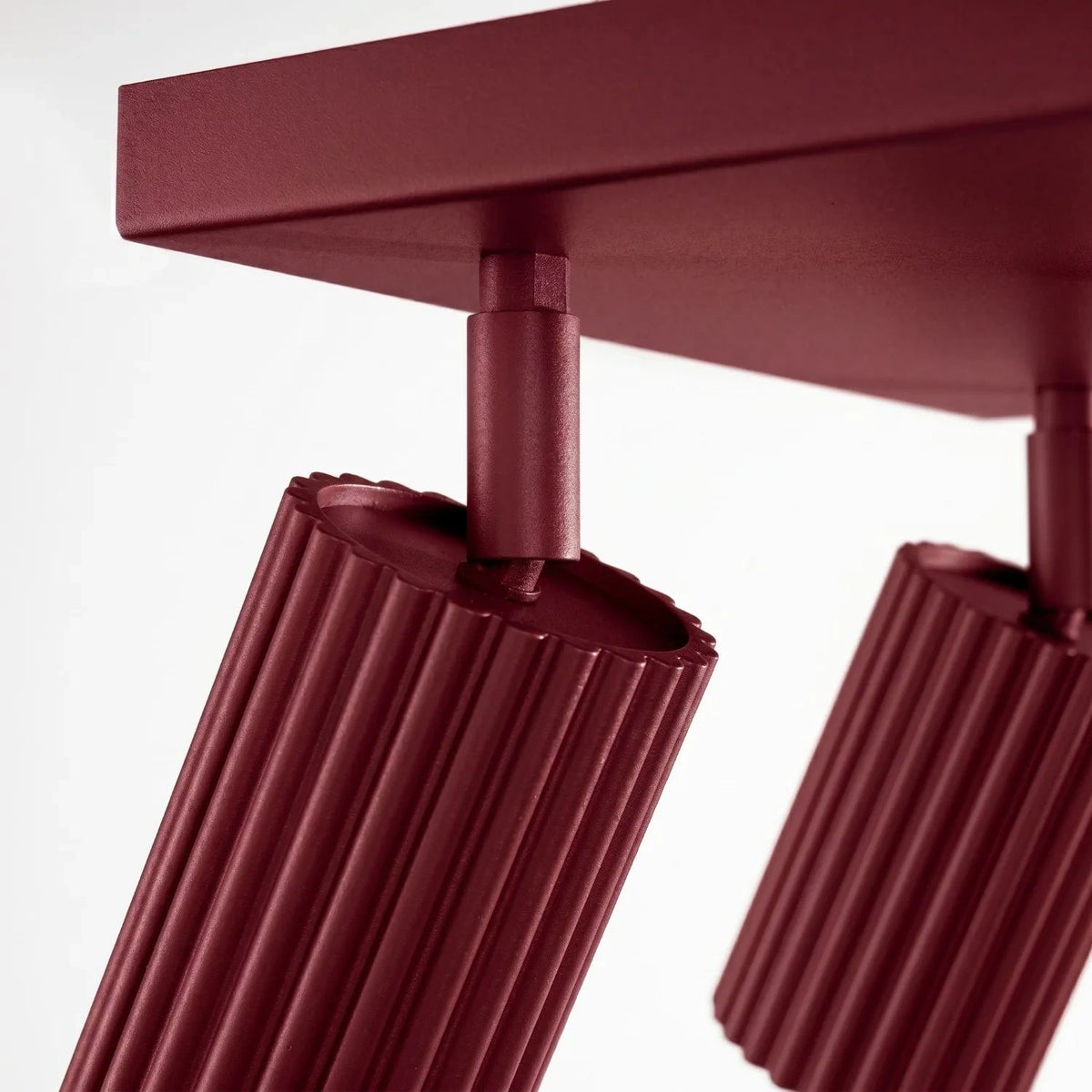 
Design Deckenlampe „Karbon II“ 4-flammig - Burgundrot