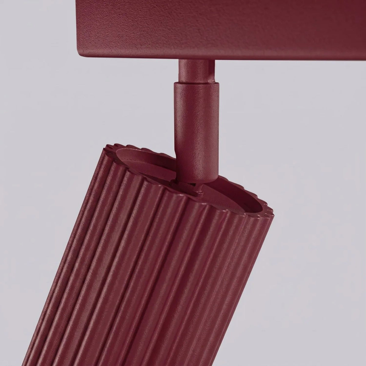 
Design Deckenlampe „Karbon“ 6-Flammig - Burgundrot