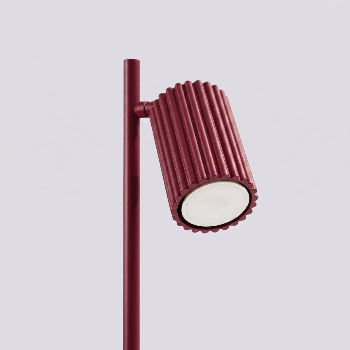 
Design Tischlampe „Karbon“ - Burgundrot