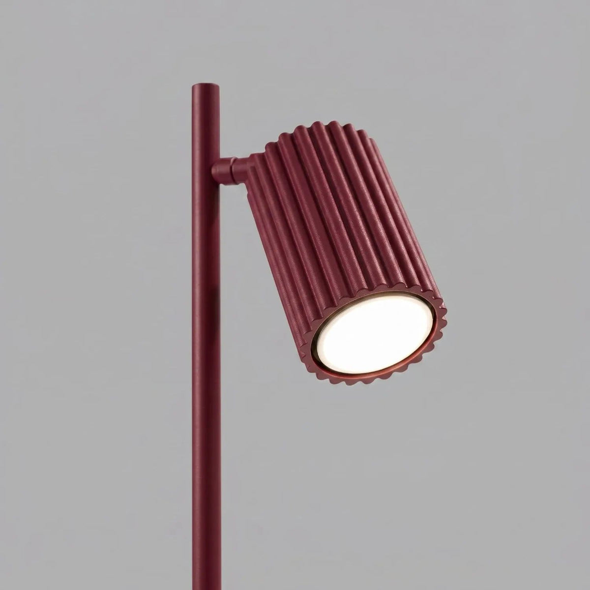 
Design Tischlampe „Karbon“ - Burgundrot
