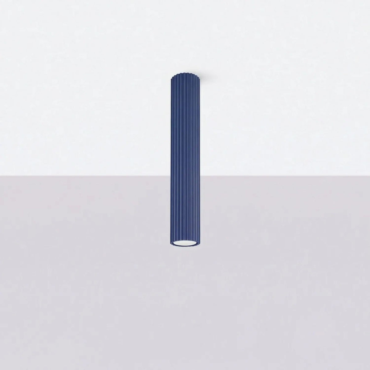 
Design Deckenlampe „Karbon“ - Ultramarine / Ø 6.5 x 40 cm