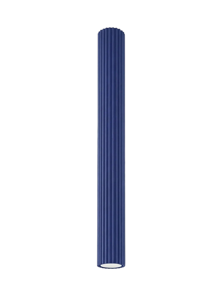 
Design Deckenlampe „Karbon“ - Ultramarine / Ø 6.5 x 60 cm