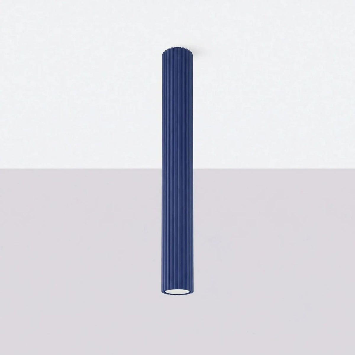 
Design Deckenlampe „Karbon“ - Ultramarine / Ø 6.5 x 60 cm