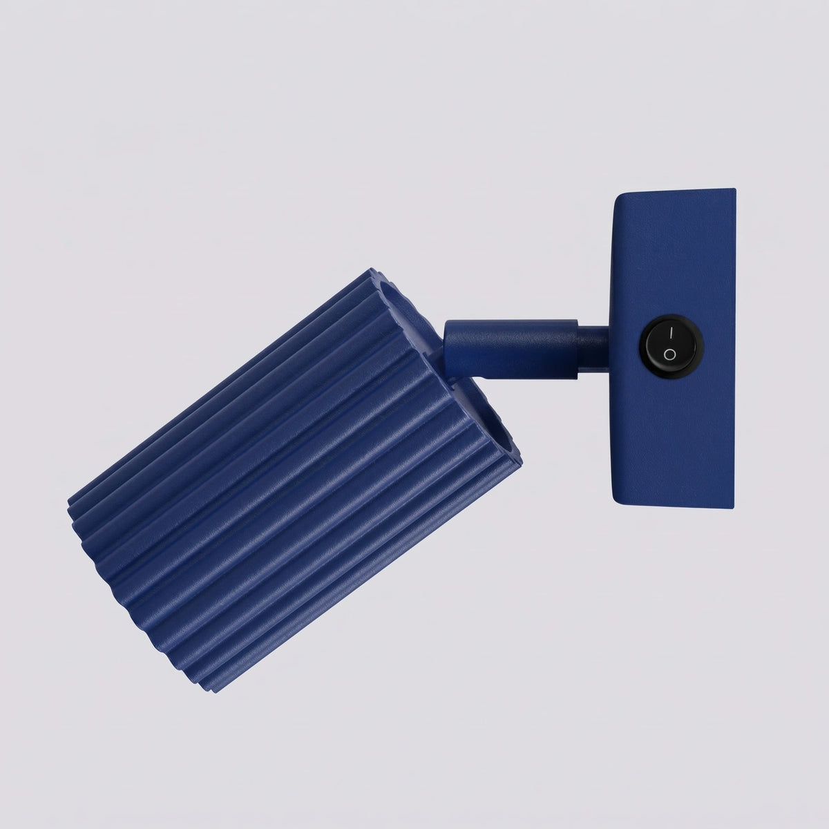 
Design Wandlampe „Karbon“ mit Schalter - Ultramarine
