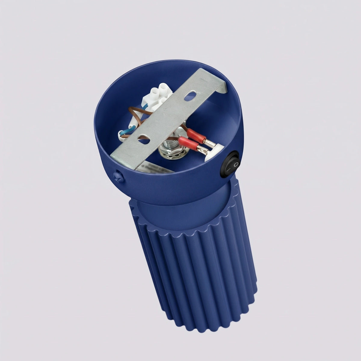 
Design Wandlampe „Karbon“ mit Schalter - Ultramarine