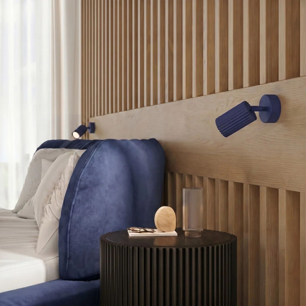 
Design Deckenlampe „Karbon“ 2-flammig - Ultramarine