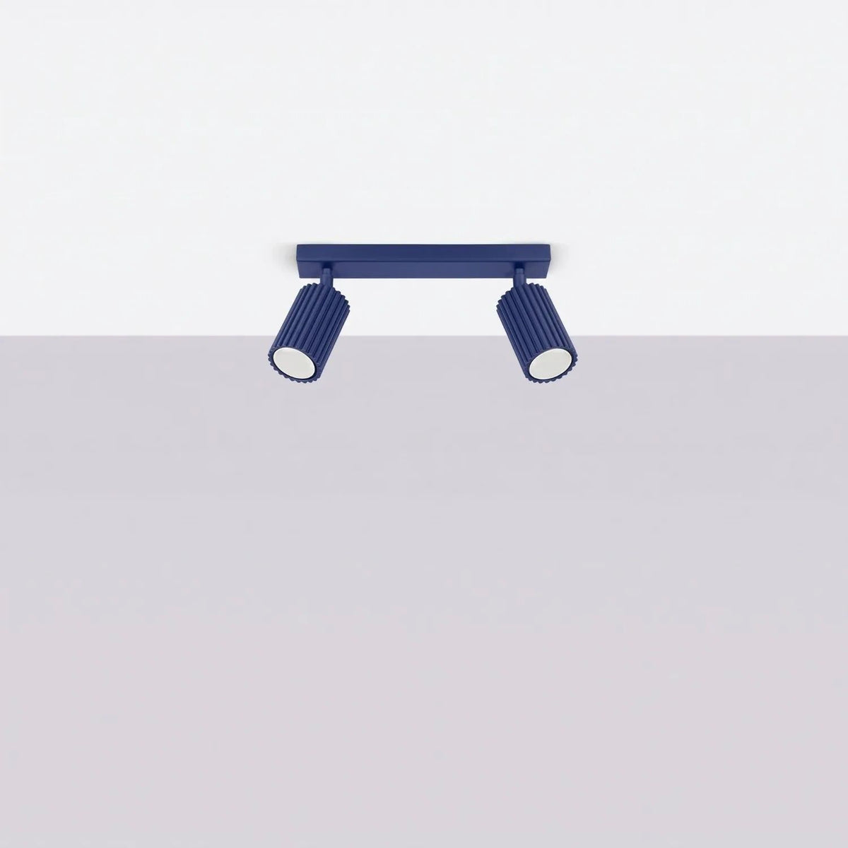 
Design Deckenlampe „Karbon“ 2-flammig - Ultramarine