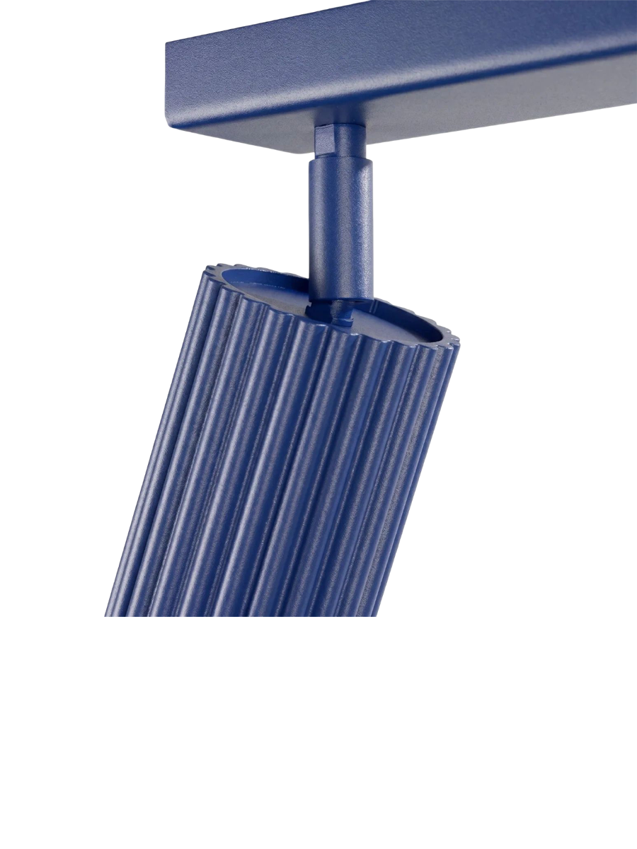 
Design Deckenlampe „Karbon“ 2-flammig - Ultramarine