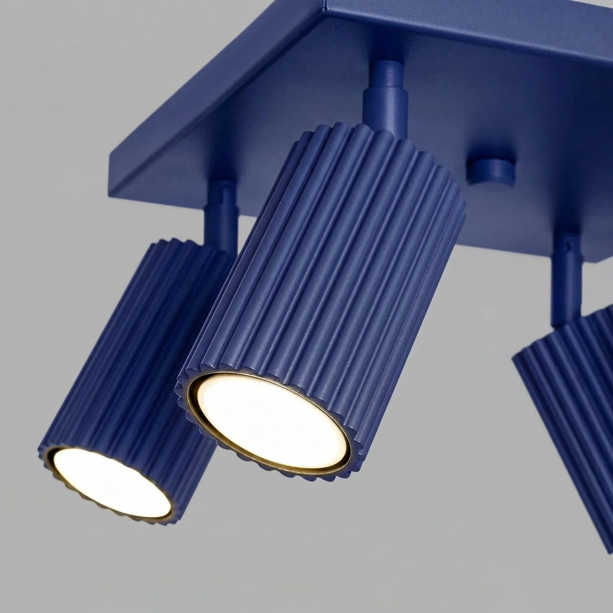 
Design Deckenlampe „Karbon II“ 4-flammig - Ultramarine