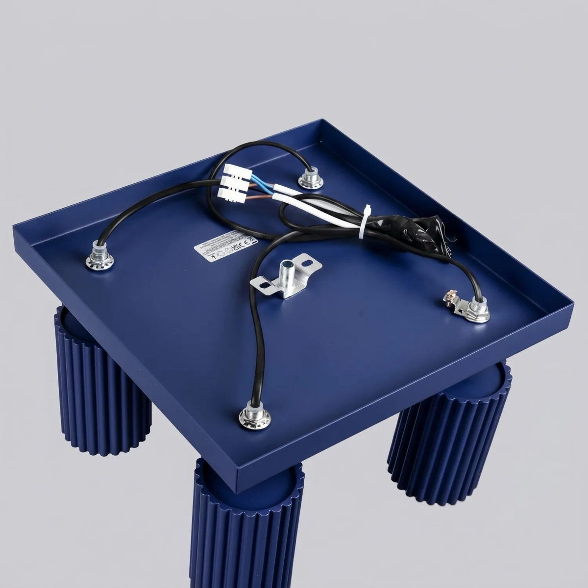 
Design Deckenlampe „Karbon II“ 4-flammig - Ultramarine