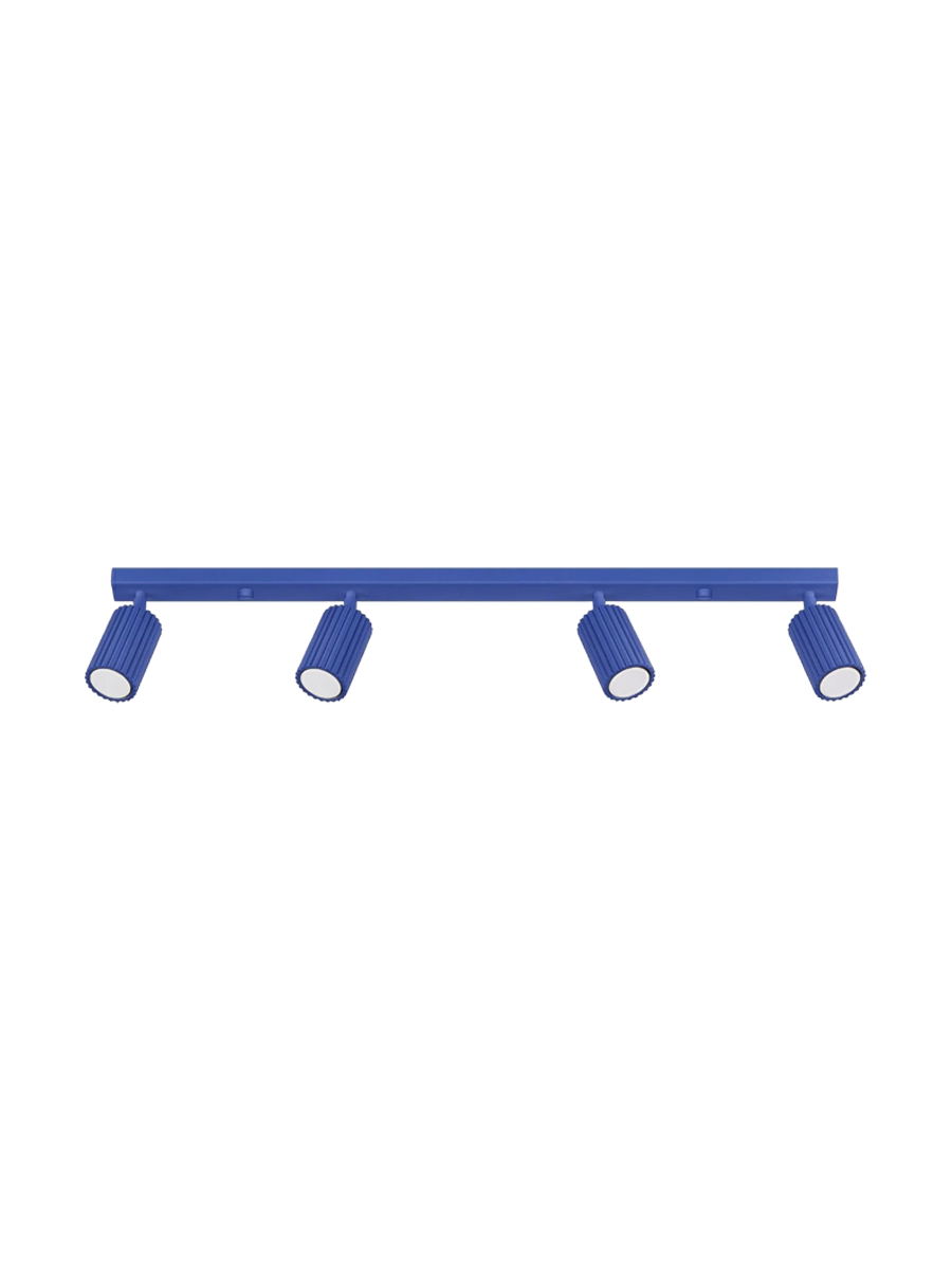 
Design Deckenlampe „Karbon“ 4-flammig - Ultramarine