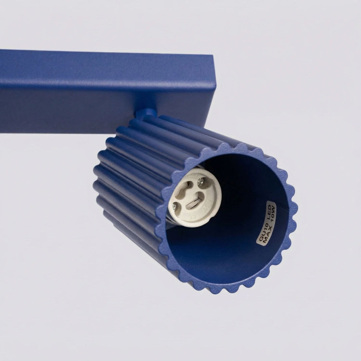 
Design Deckenlampe „Karbon“ 4-flammig - Ultramarine