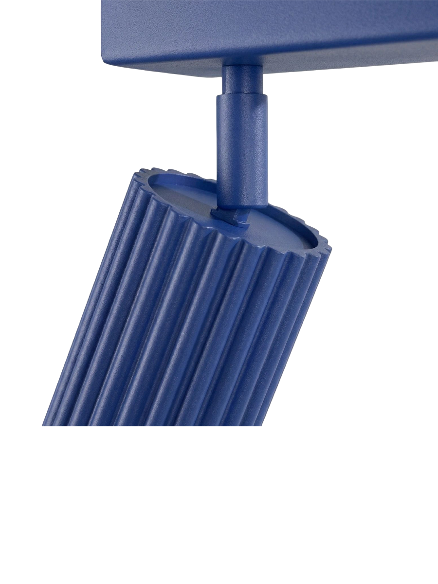 
Design Deckenlampe „Karbon“ 4-flammig - Ultramarine