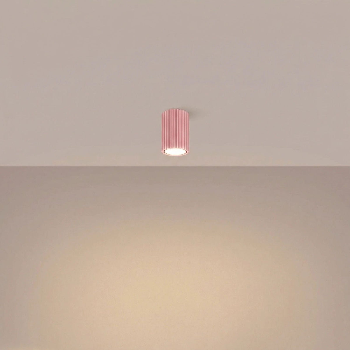 
Design Deckenlampe „Karbon“ - Rosa / Ø 6.5 x 10 cm