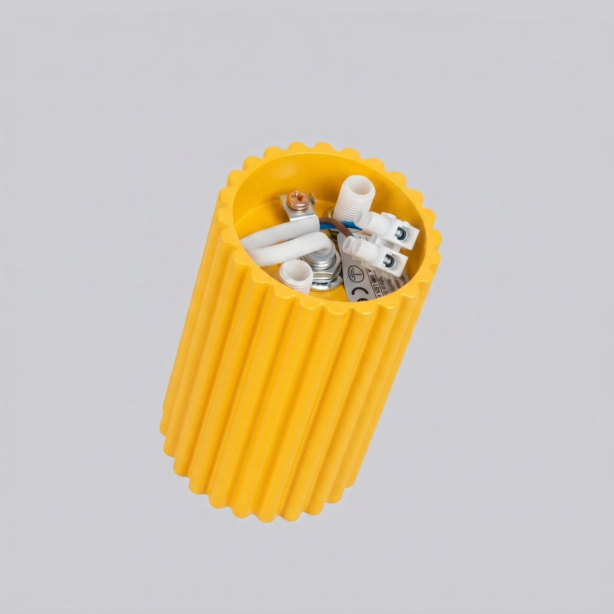 
Design Deckenlampe „Karbon“ - Gelb / Ø 6.5 x 10 cm