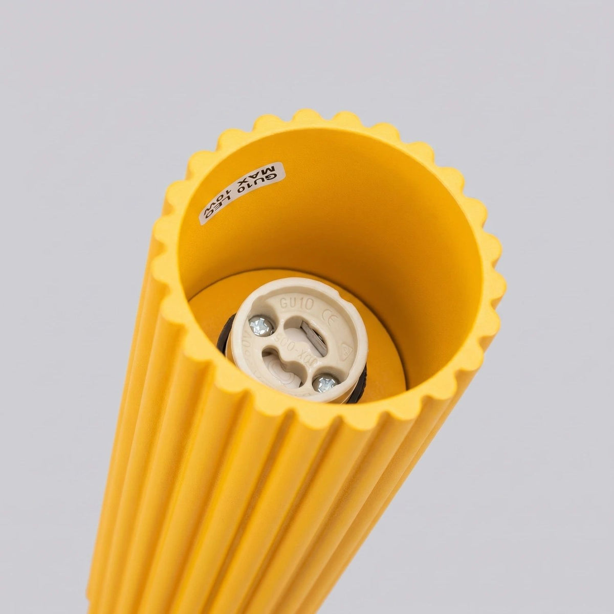 
Design Deckenlampe „Karbon“ - Gelb / Ø 6.5 x 10 cm