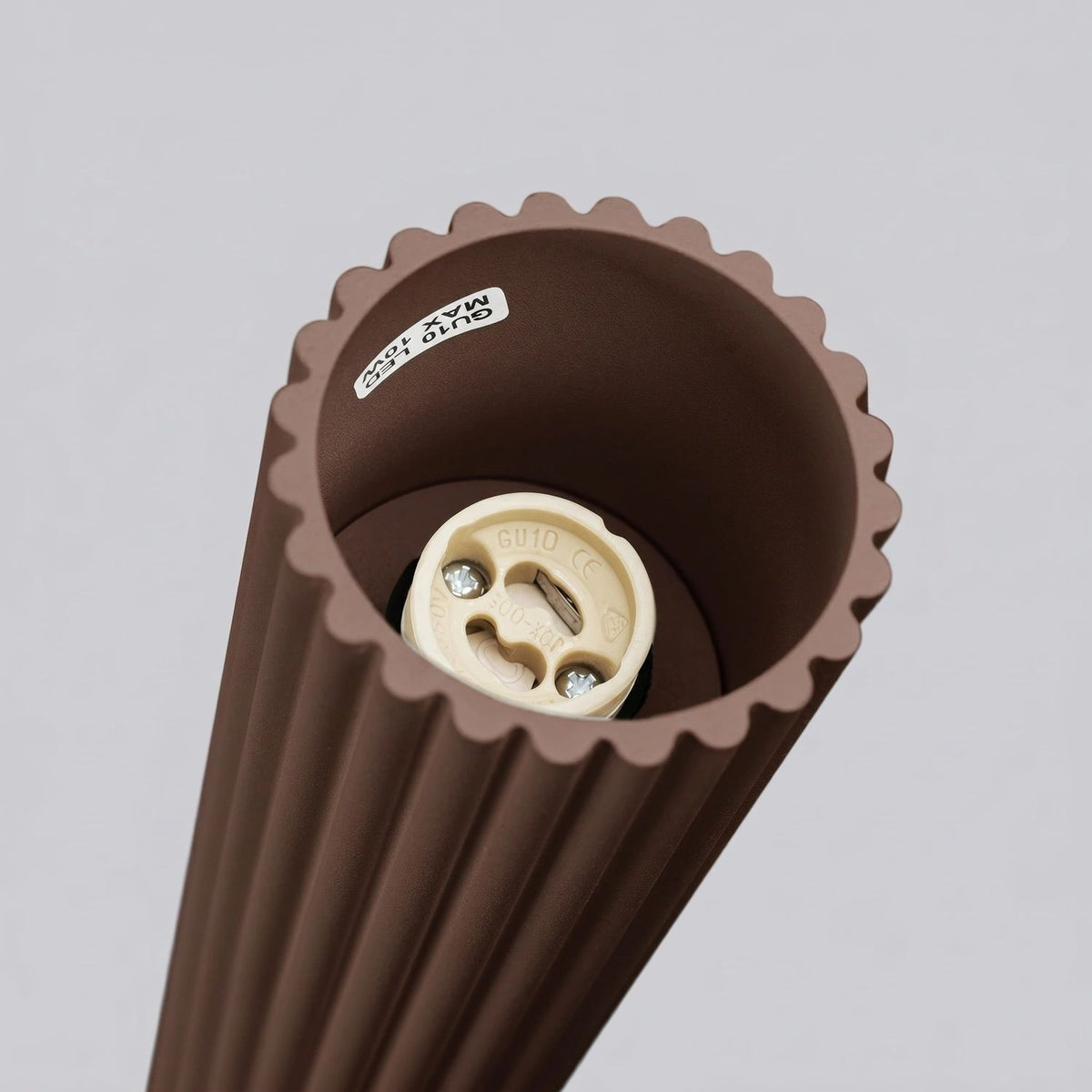 
Design Deckenlampe „Karbon“ - Braun / Ø 6.5 x 10 cm