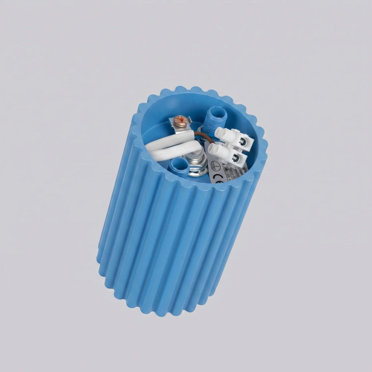 
Design Deckenlampe „Karbon“ - Hellblau / Ø 6.5 x 10 cm