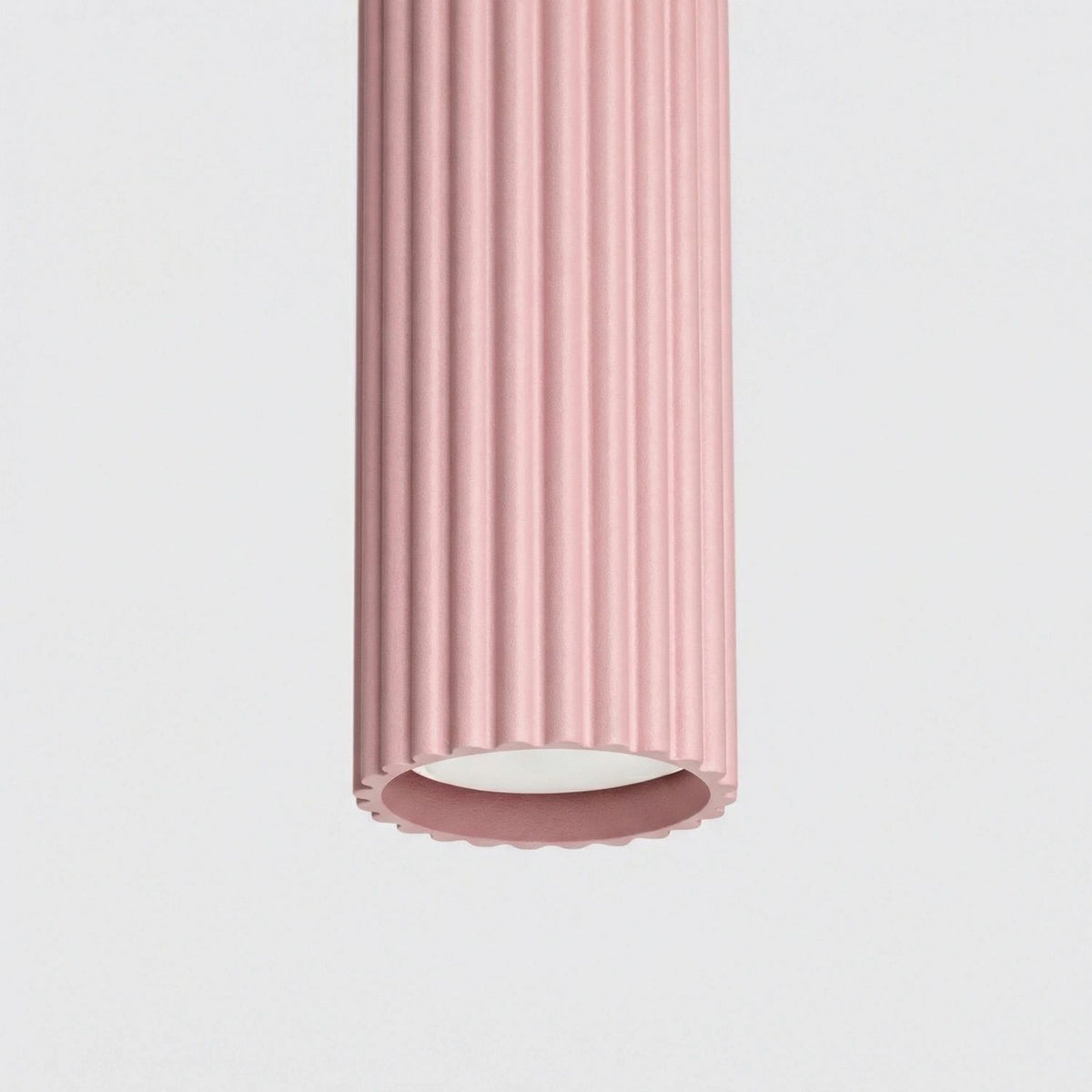 
Design Pendellampe „Karbon“ 1-flammig - Rosa
