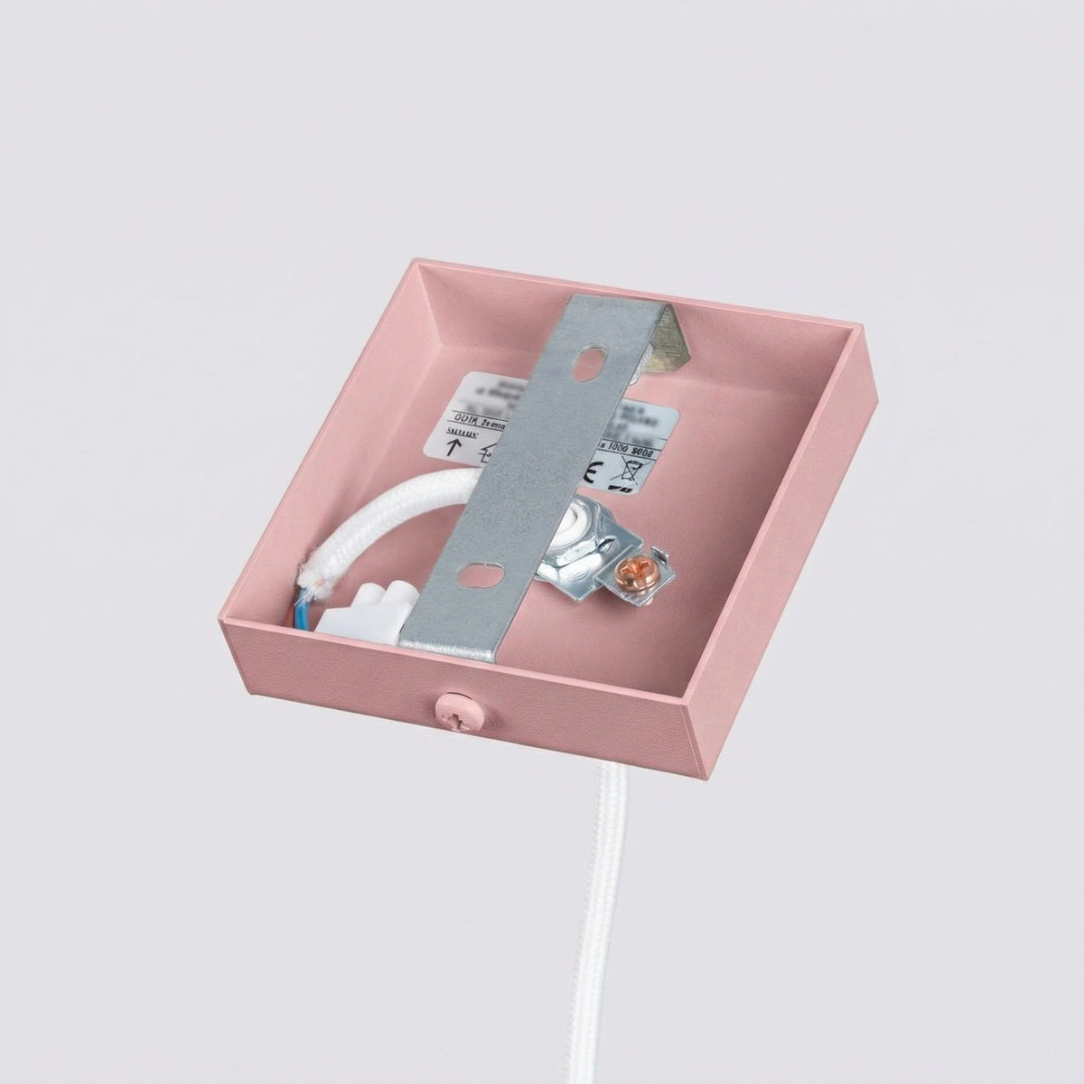 
Design Pendellampe „Karbon“ 1-flammig - Rosa