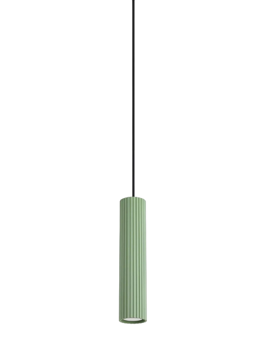 
Design Pendellampe „Karbon“ 1-flammig - Weiss