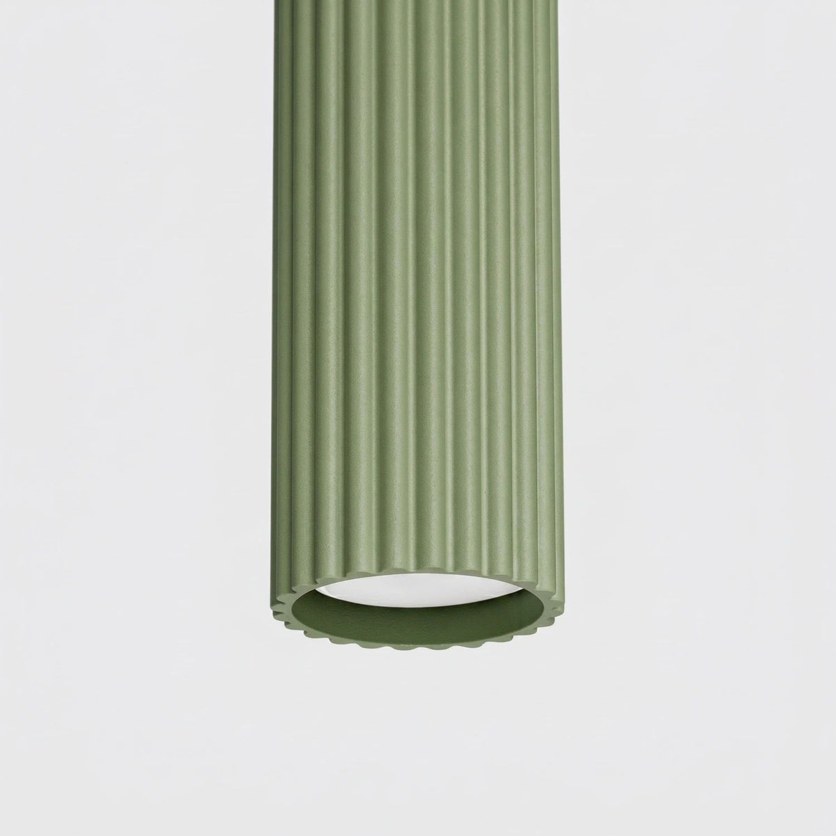 
Design Pendellampe „Karbon“ 1-flammig - Salbeigrün