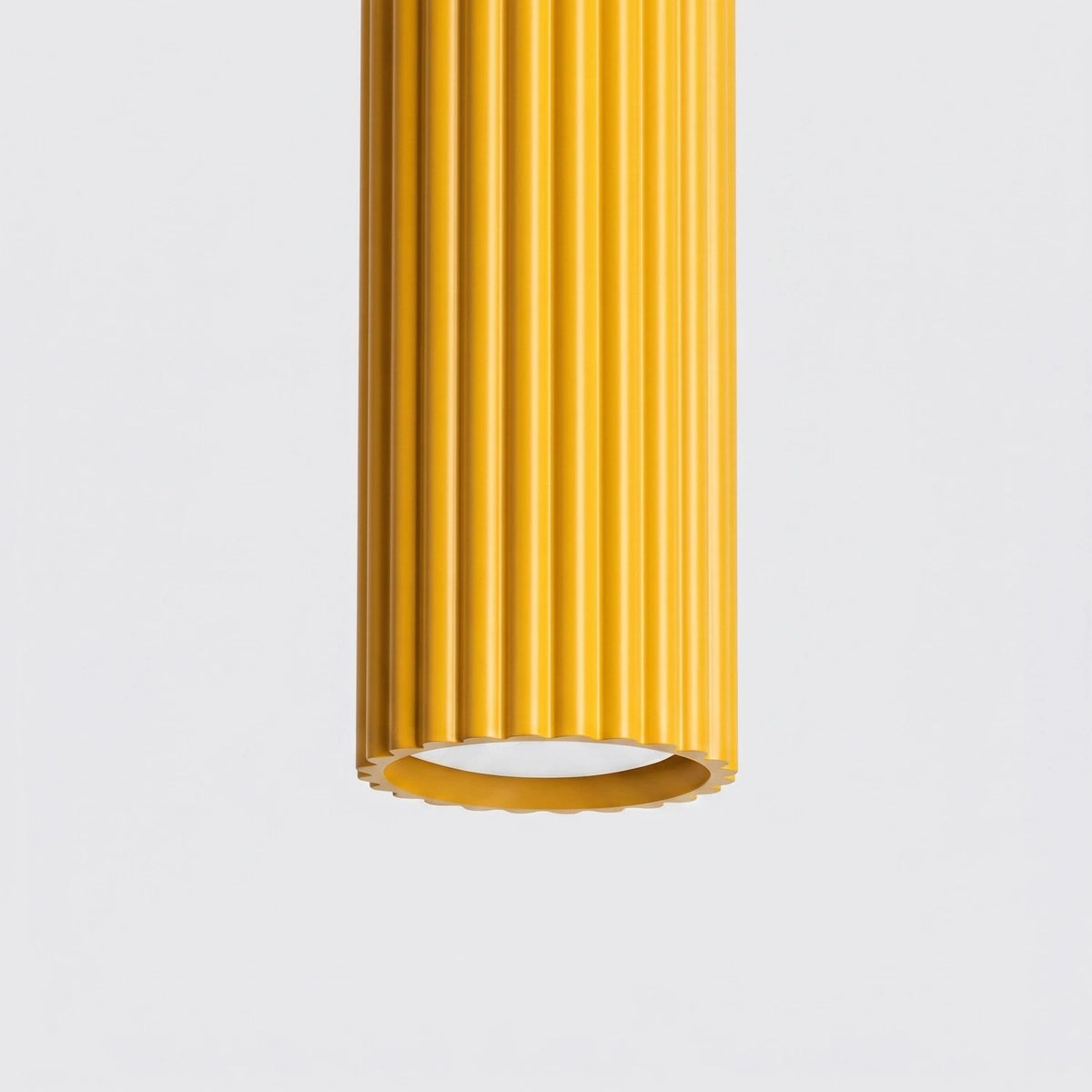 
Design Pendellampe „Karbon“ 1-flammig - Gelb