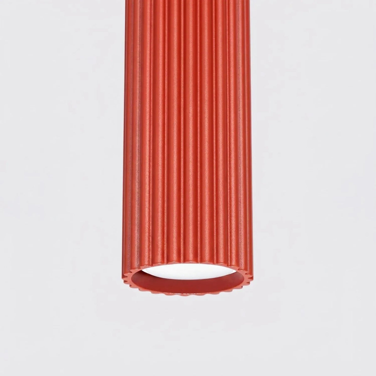 
Design Pendellampe „Karbon“ 1-flammig - Rot