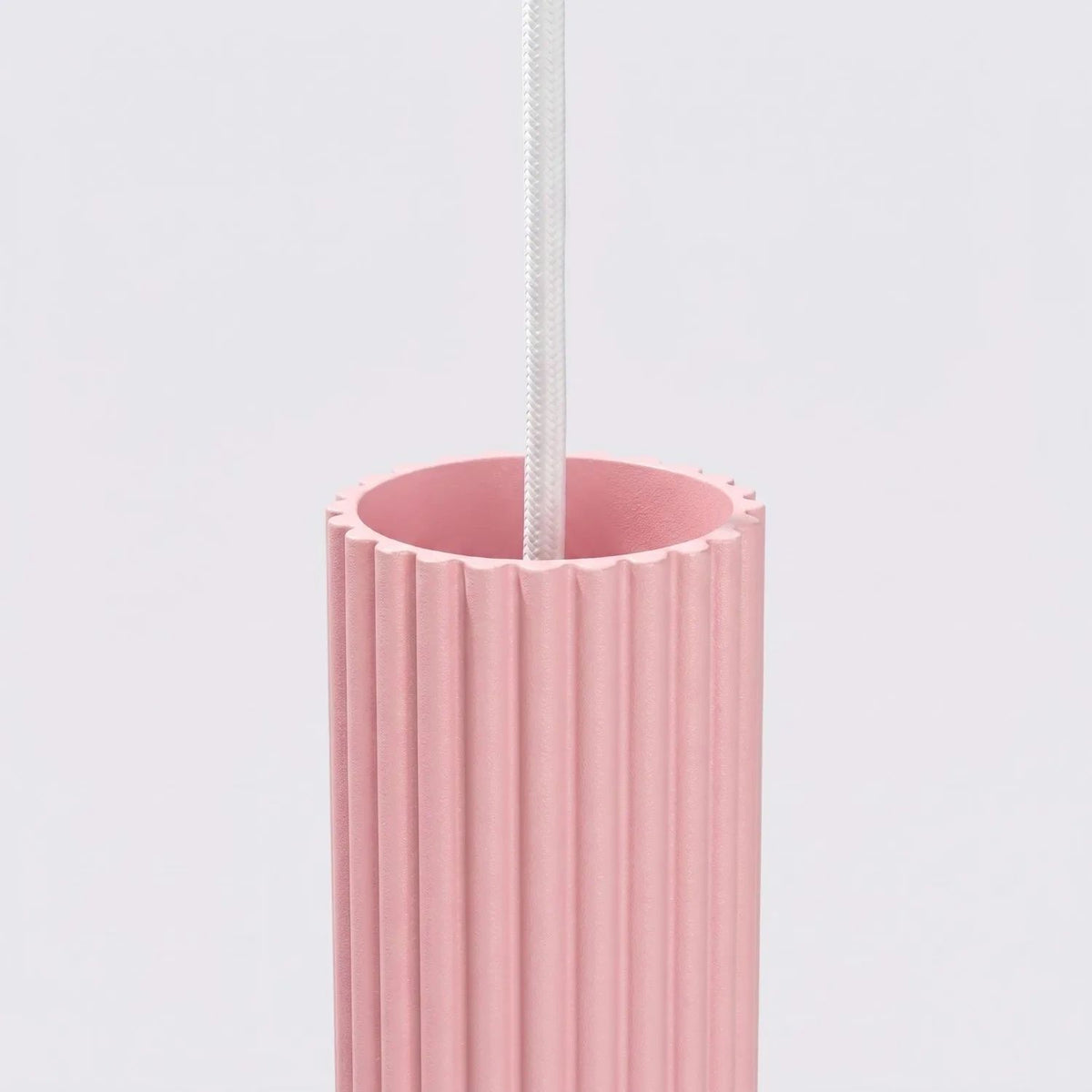 
Design Pendellampe „Karbon“ 3-flammig - Rosa