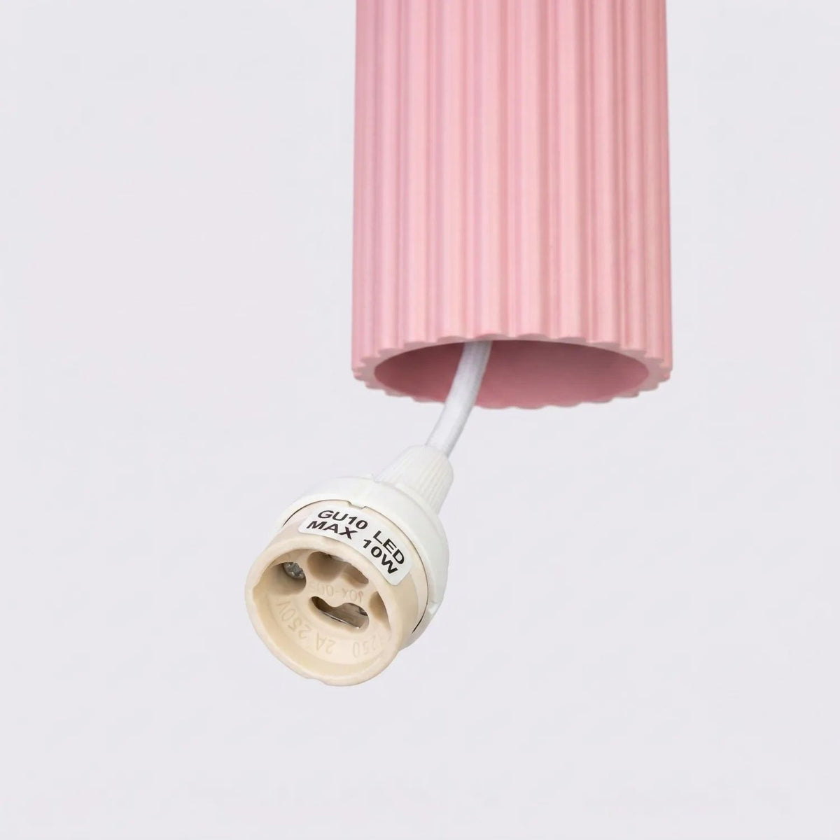 
Design Pendellampe „Karbon“ 3-flammig - Rosa