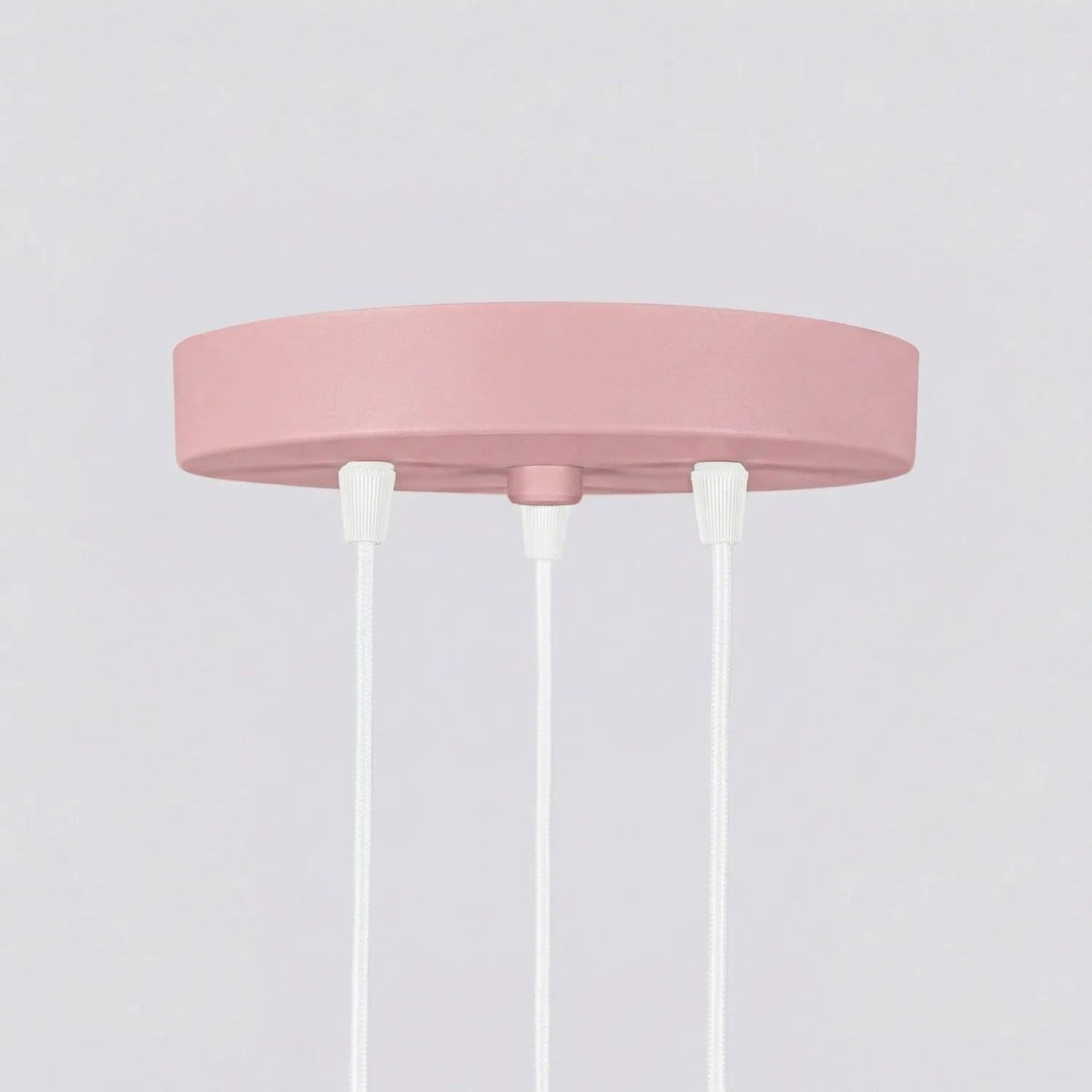 
Design Pendellampe „Karbon“ 3-flammig - Rosa