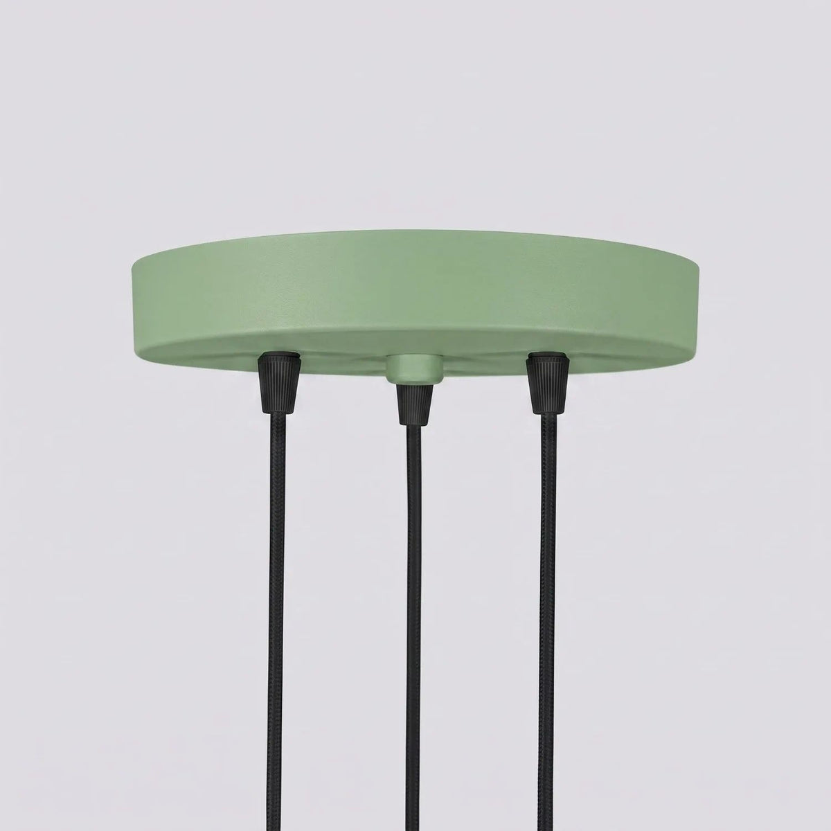 
Design Pendellampe „Karbon“ 3-flammig - Salbeigrün